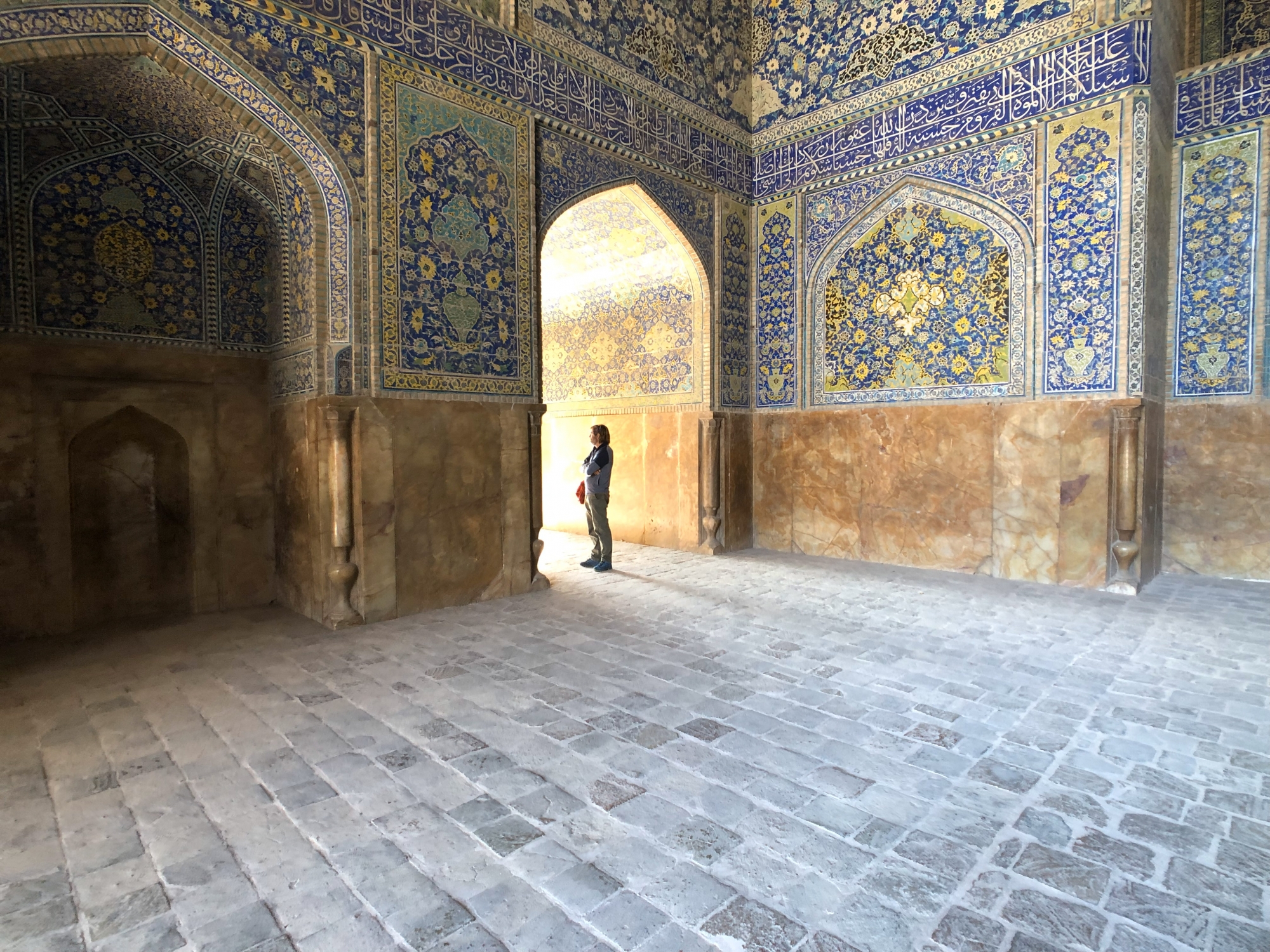 Blaue Moschee in Isfahan, Iran.