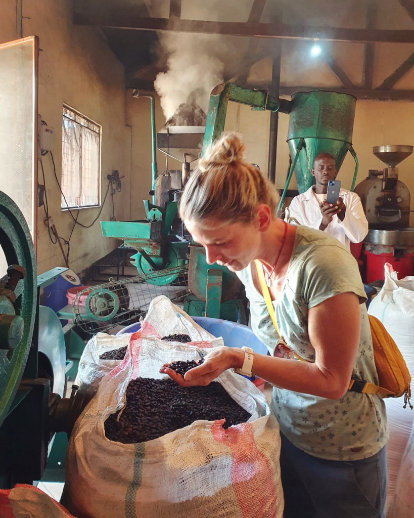 Kaffeerösterei in Tansania